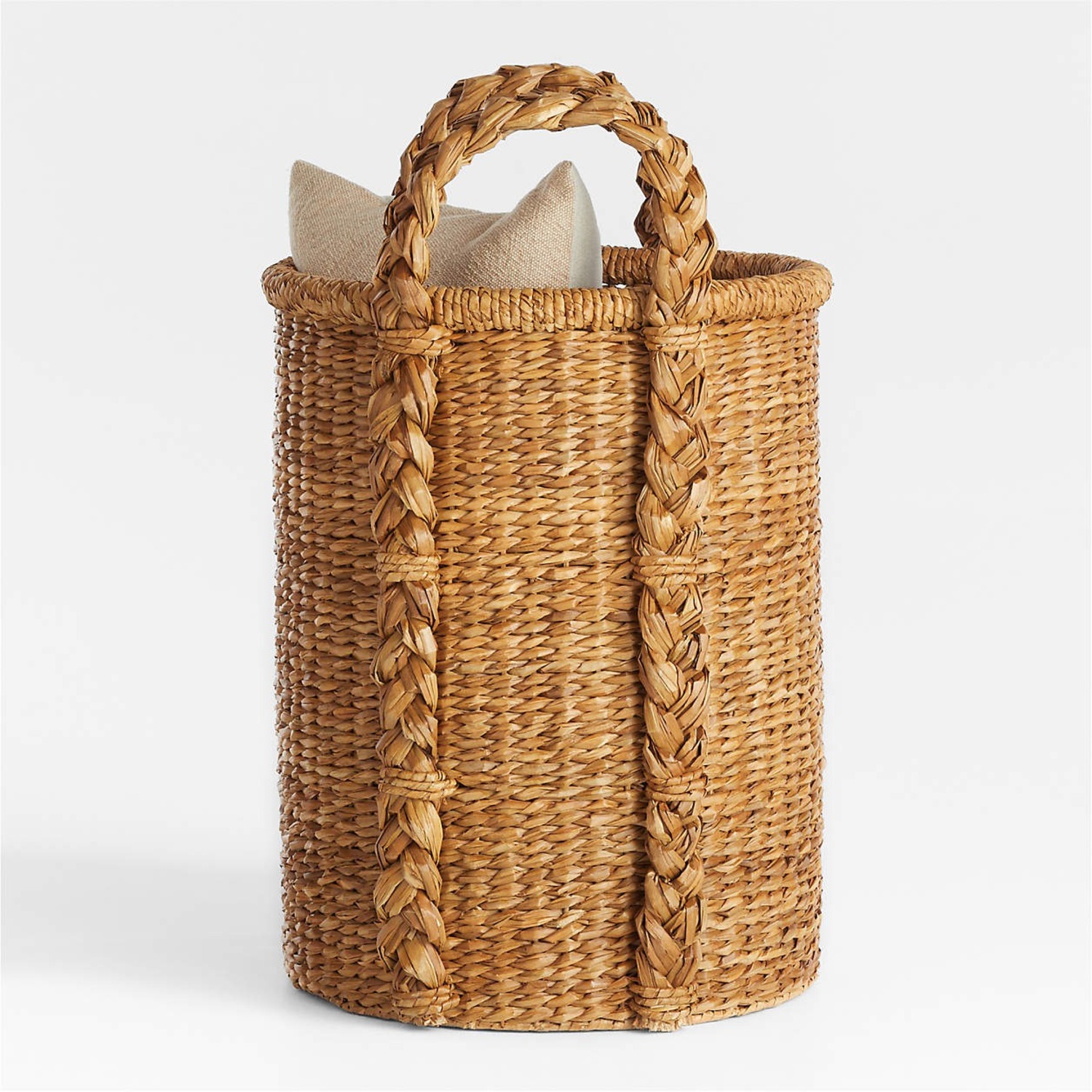 Crate & Barrel Jake Arnold Natural Rattan Baskets - image-2