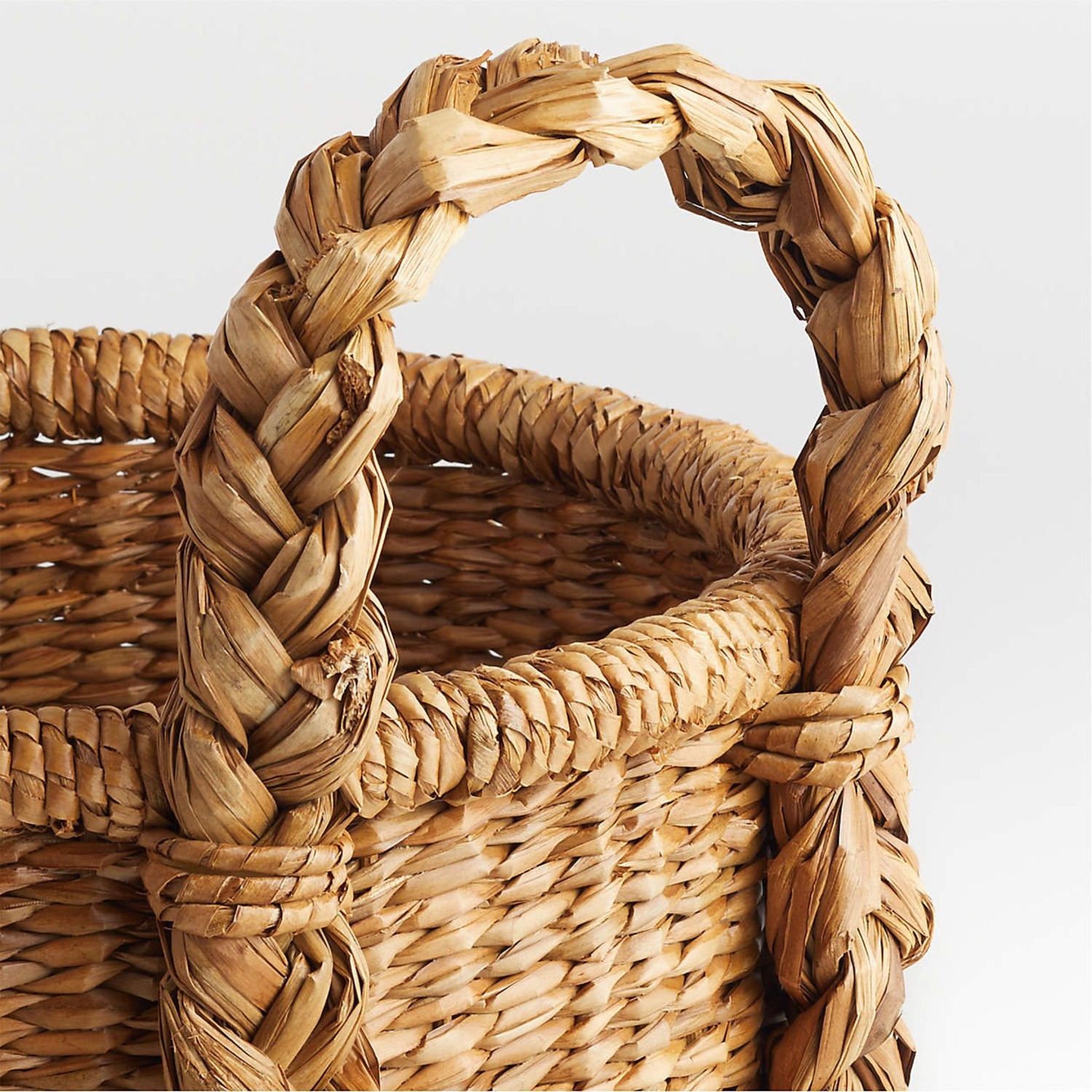 Crate & Barrel Jake Arnold Natural Rattan Baskets - image-3