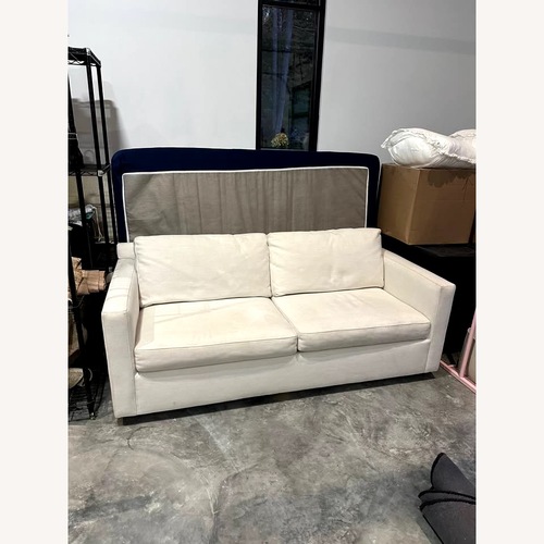Used Crate & Barrel White Sleeper Sofa for sale on AptDeco