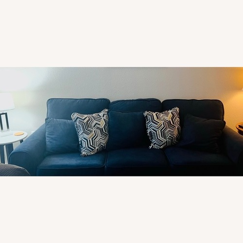 Used Navy Blue 3-Seater Sofa  for sale on AptDeco