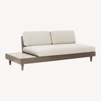 West Elm Light Gray Wood Patio Furniture