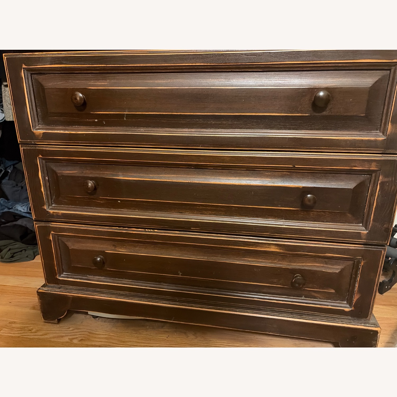 Gothic Cabinet Craft Espresso Stained Armoire - image-5