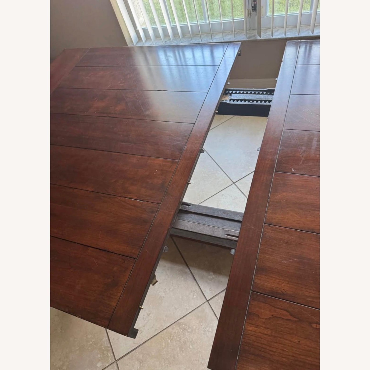 Ashley Furniture Dark Brown Dining Table - image-3