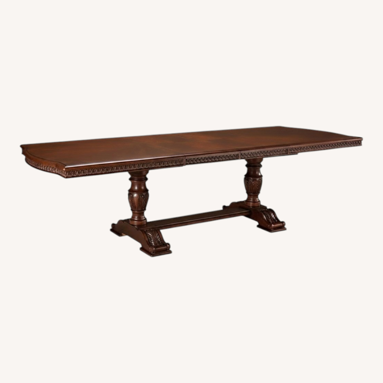 Ashley Furniture Dark Brown Dining Table - image-0