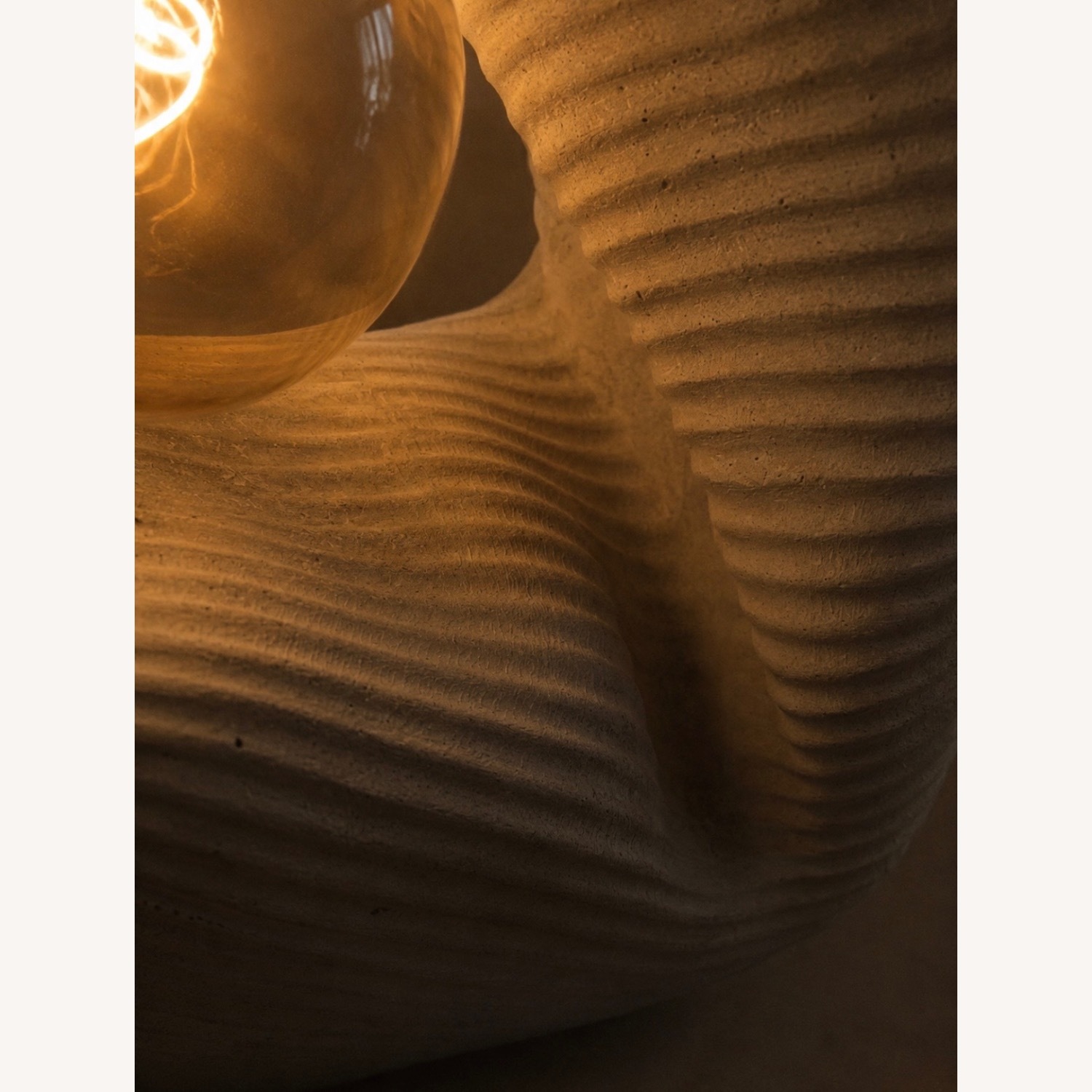 Concrete Sculptural Lamp - image-4