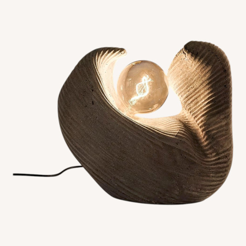 Used Concrete Sculptural Lamp for sale on AptDeco
