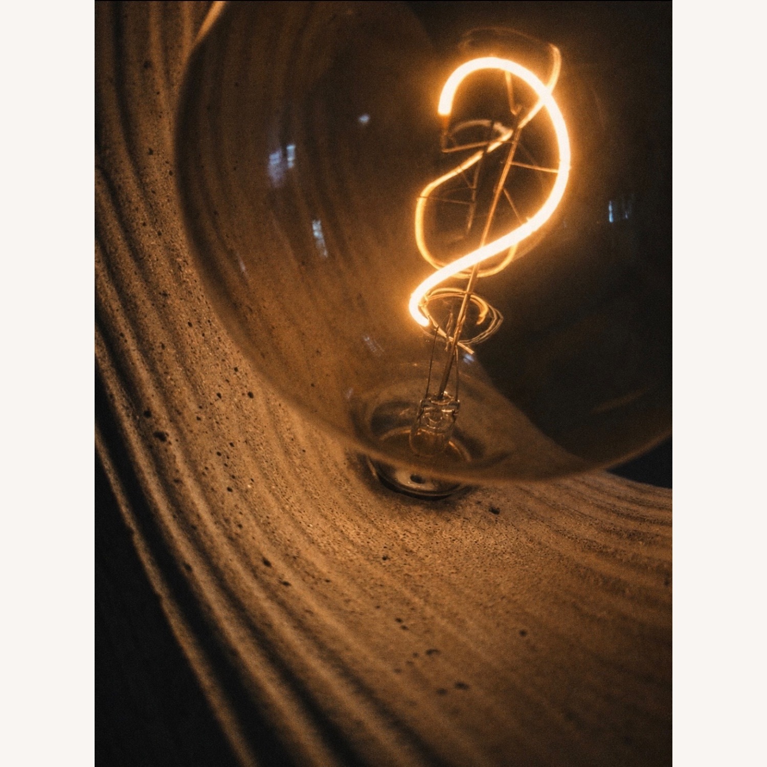 Concrete Sculptural Lamp - image-3