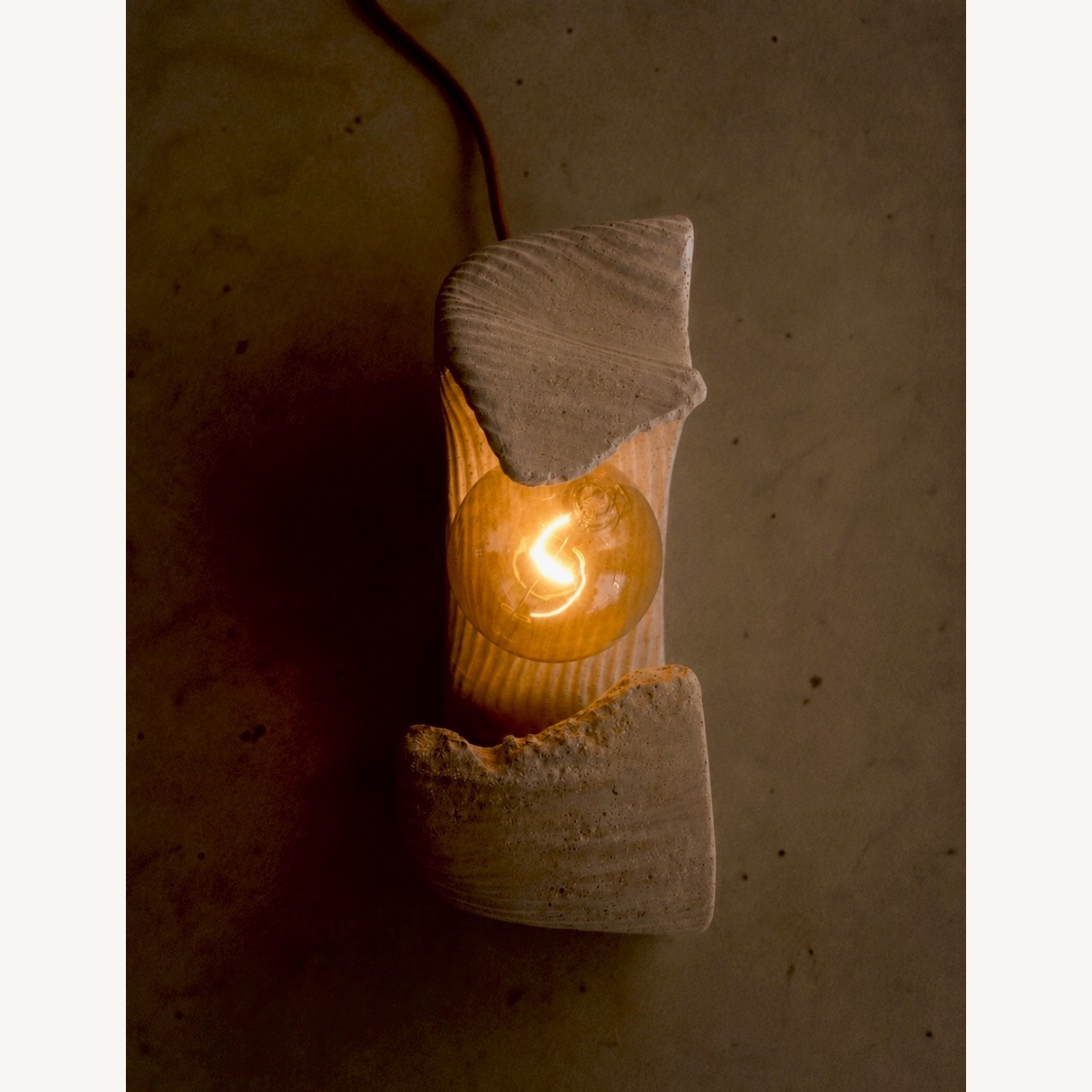 Concrete Sculptural Lamp - image-5