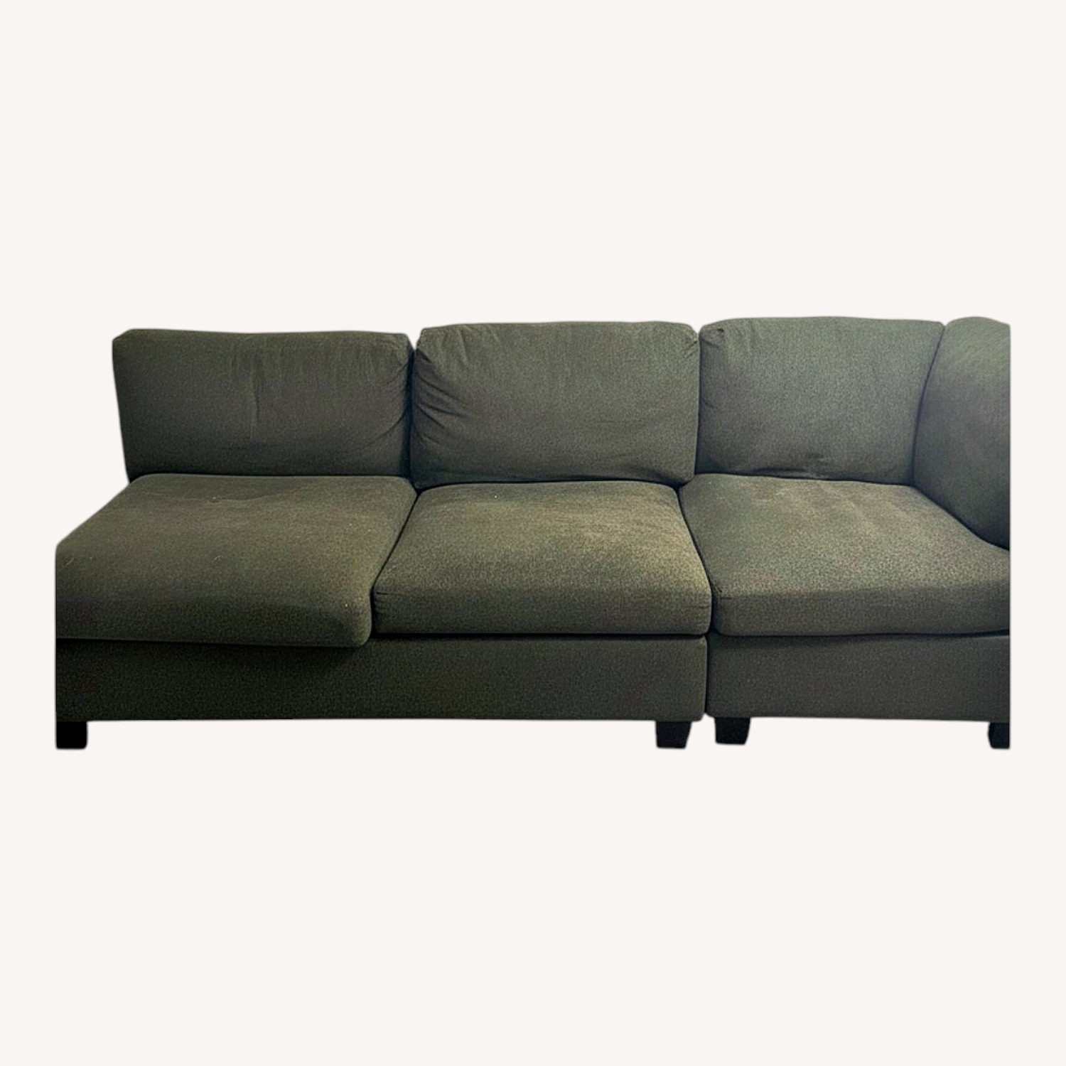 Green 3+ Piece Sectional - image-0