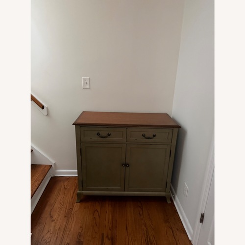 Used Vintage/Antique Finds Green Wood Dresser for sale on AptDeco