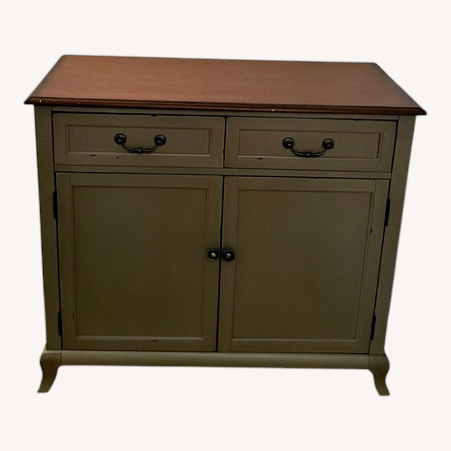 Vintage/Antique Finds Green Wood Dresser - image-0
