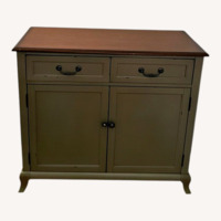 Vintage/Antique Finds Green Wood Dresser