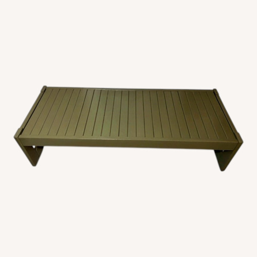 Used Olive Green Coffee Table for sale on AptDeco