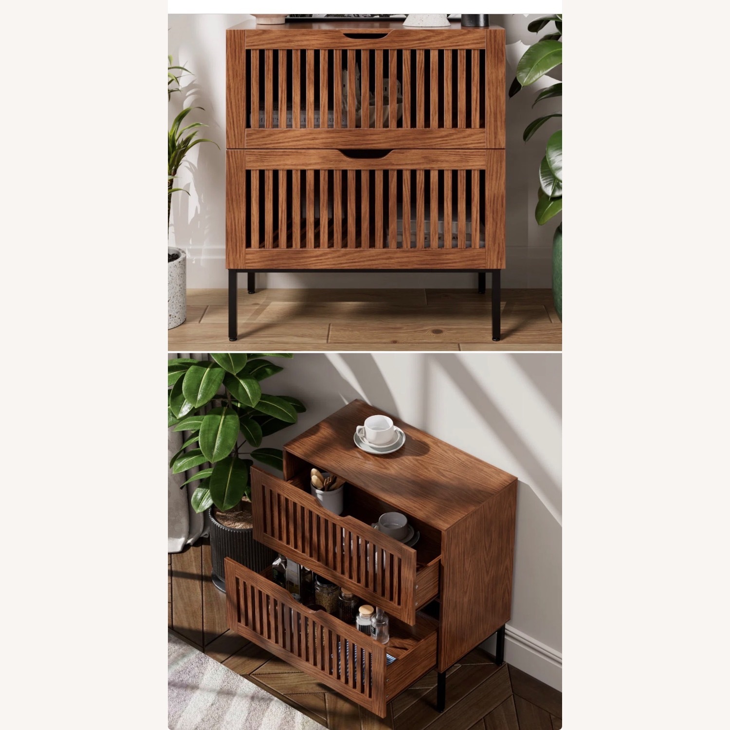 Wayfair Dark Brown Wood Cabinet - image-4