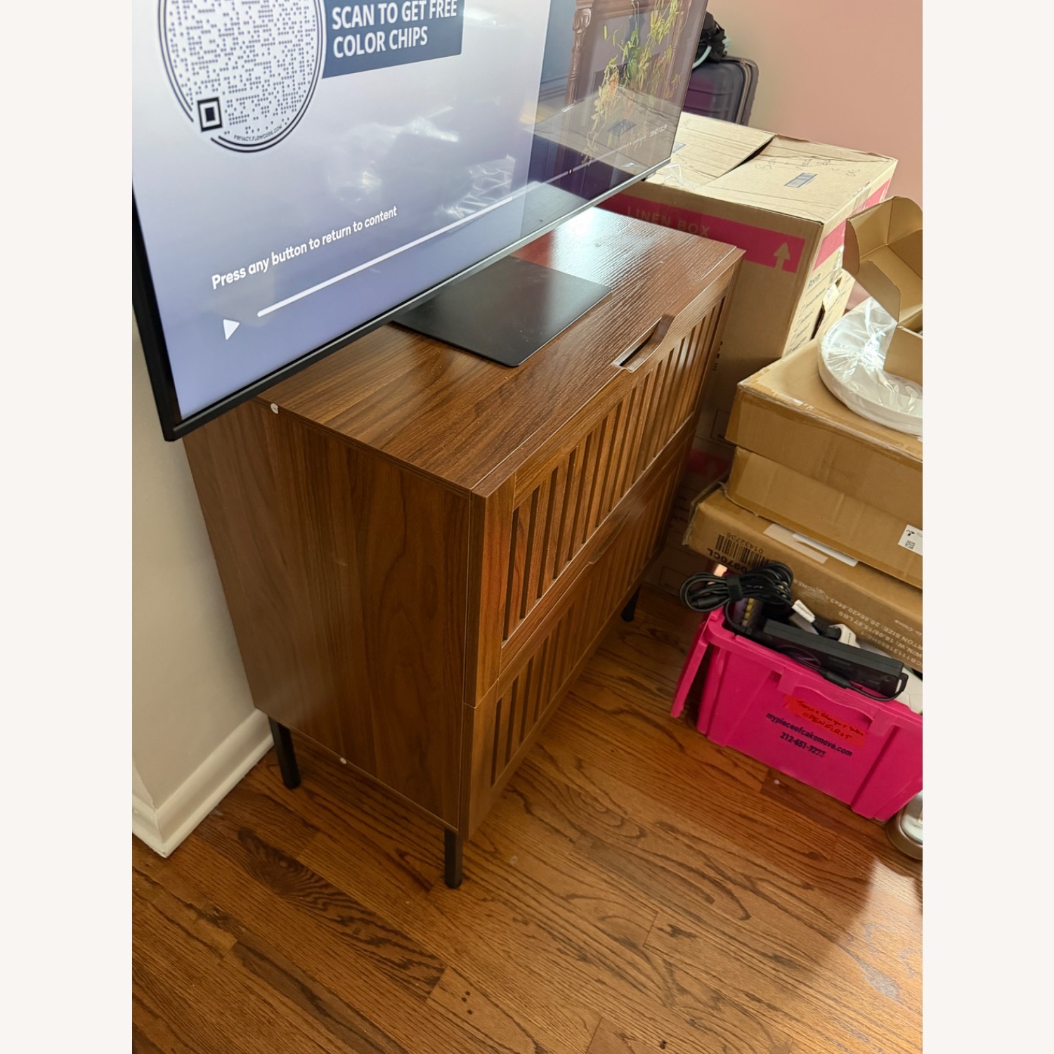 Wayfair Dark Brown Wood Cabinet - image-2