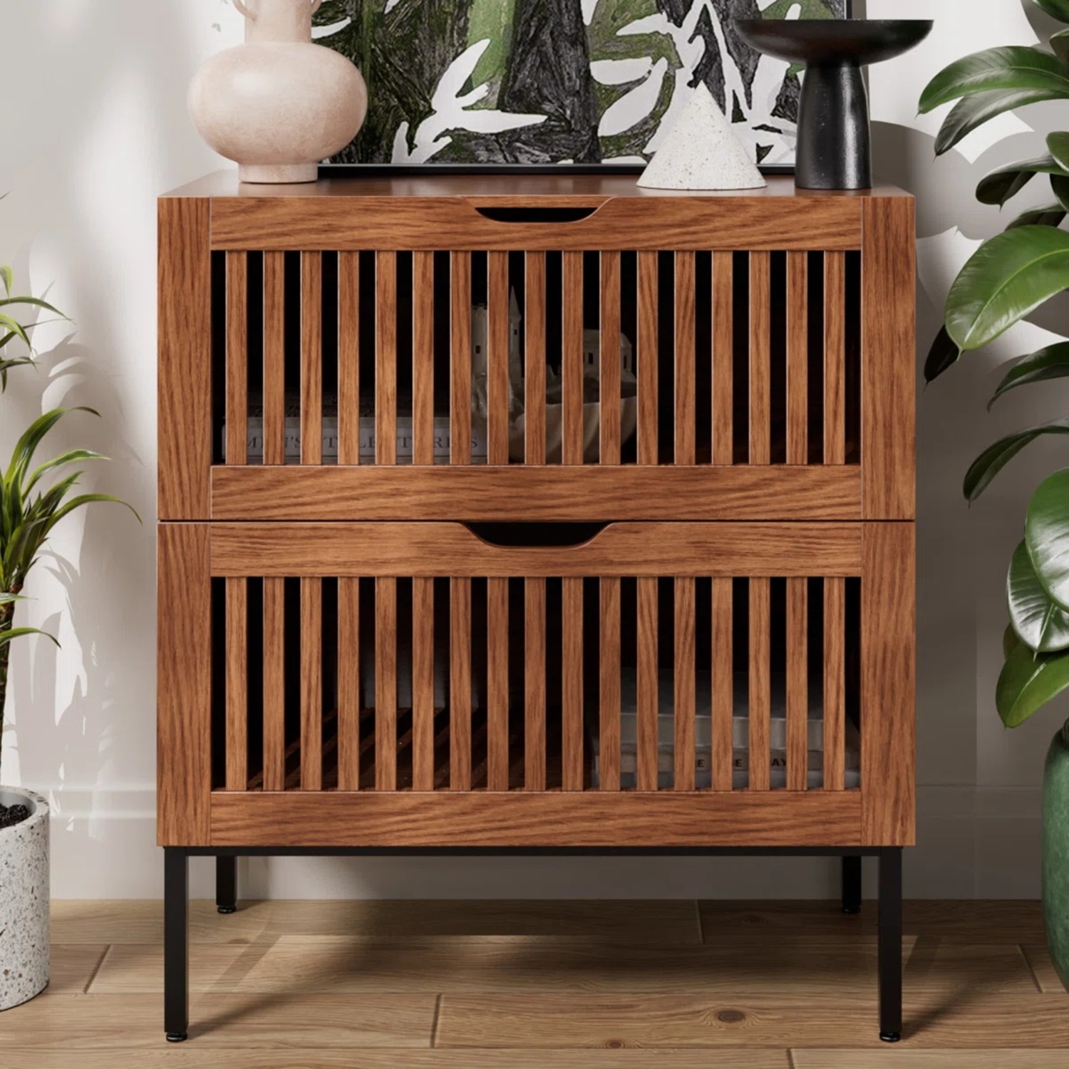 Wayfair Dark Brown Wood Cabinet - image-6