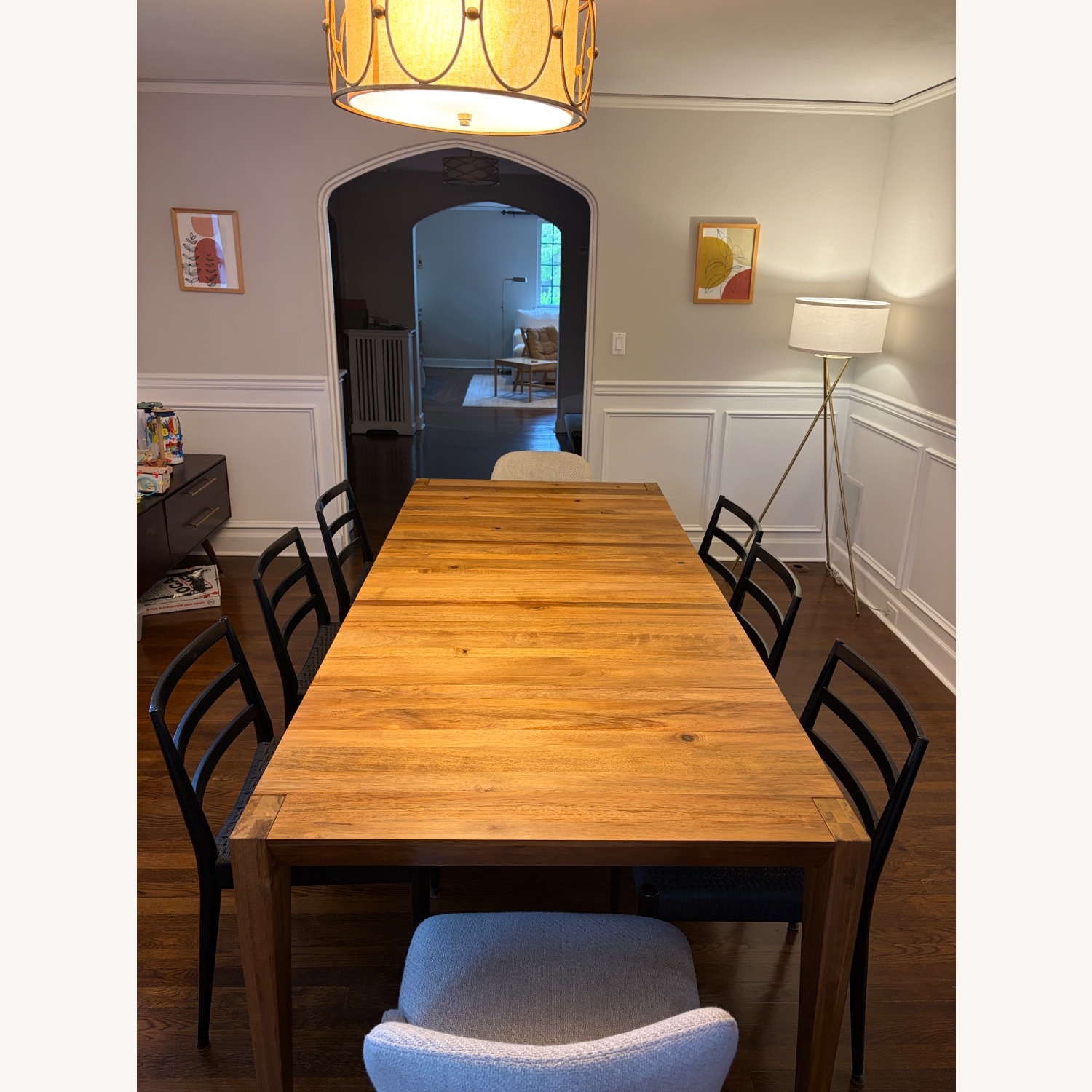 West Elm Anderson Natural Wood Dining Table - image-2