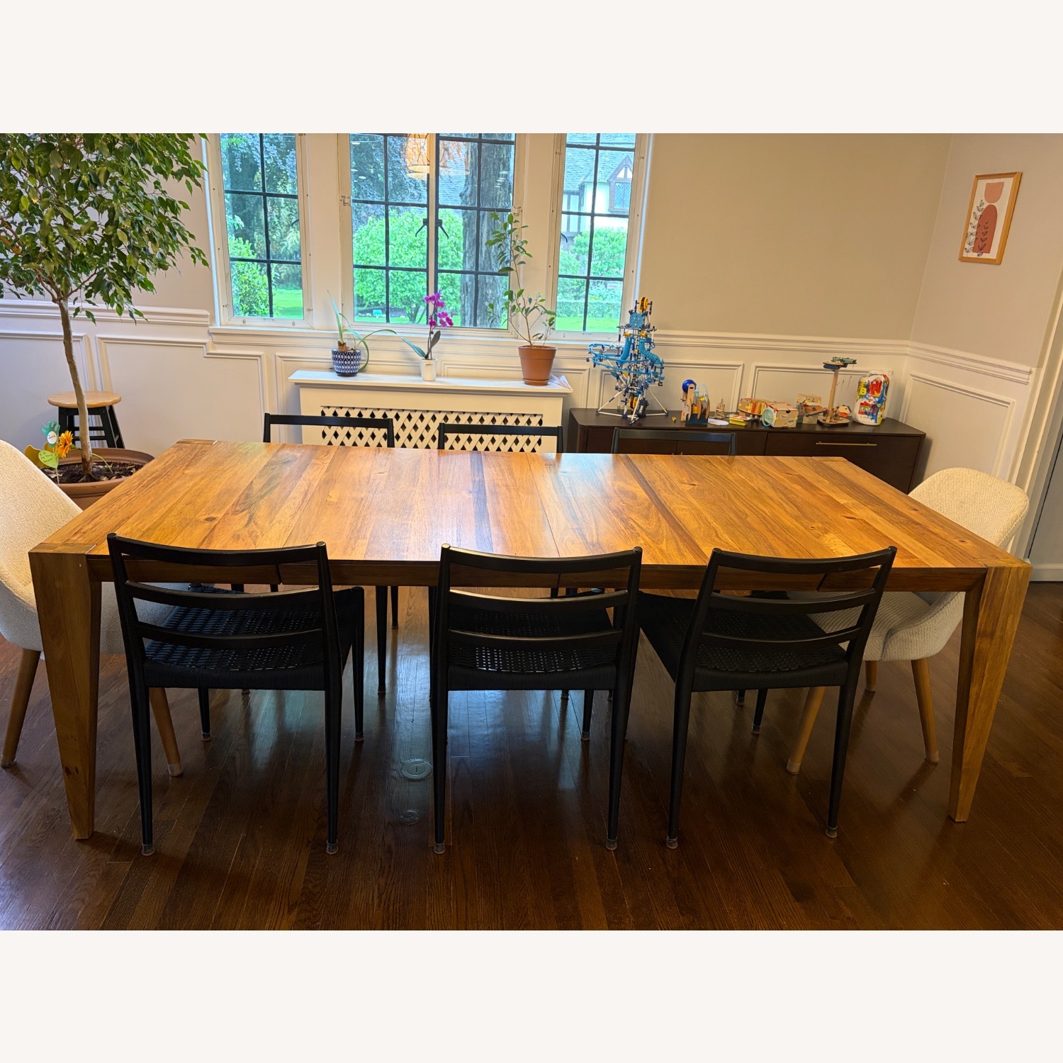 West Elm Anderson Natural Wood Dining Table - image-1