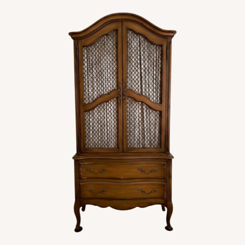 Used French Provincial Wood Armoire for sale on AptDeco