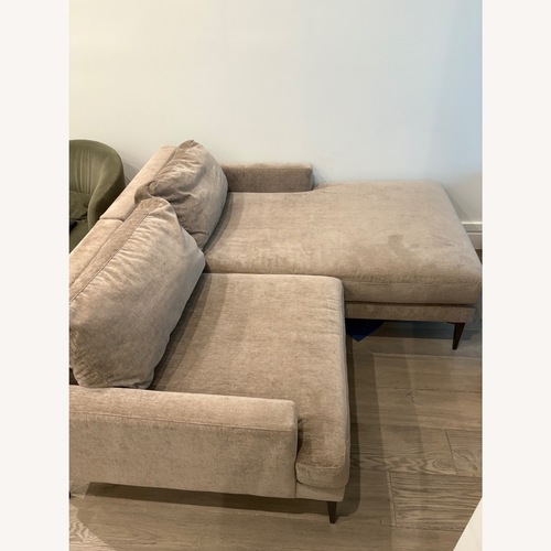Used West Elm Andes Small 2-Piece Chaise Sectional for sale on AptDeco