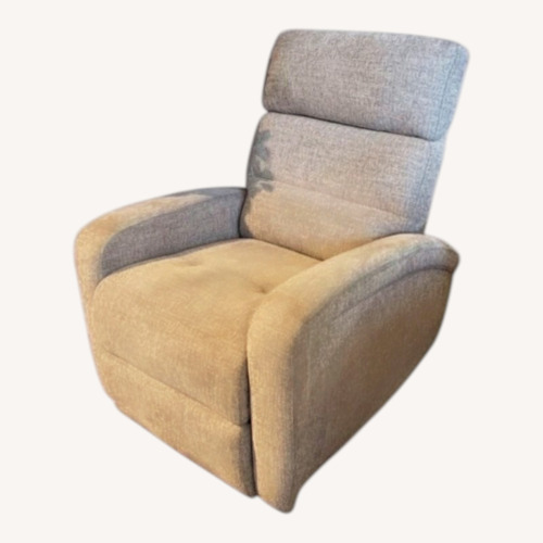 Used Fabric Power Recliner Dove Gray for sale on AptDeco