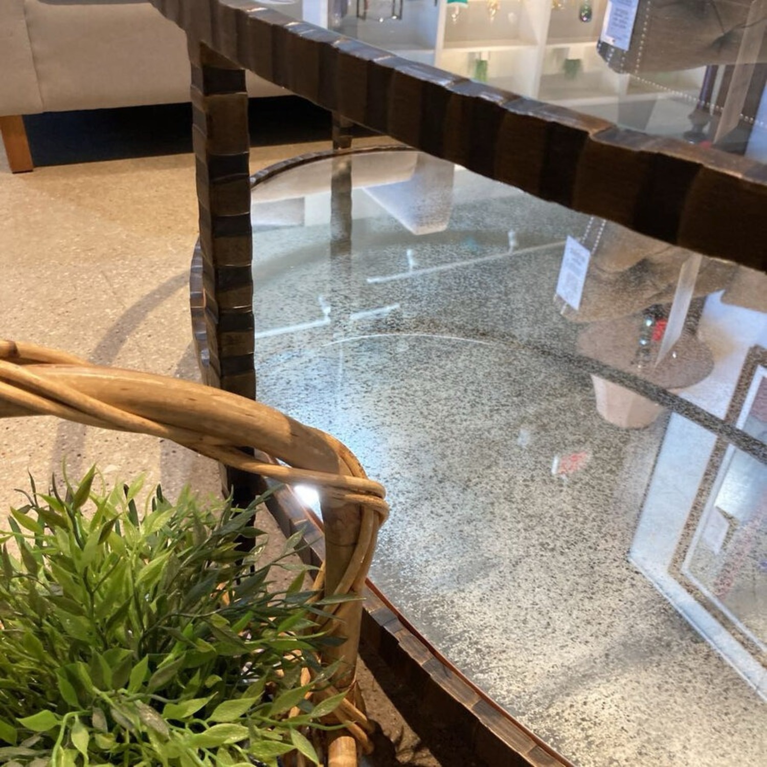 Crate & Barrel Claremont Tiered Coffee Table - image-8