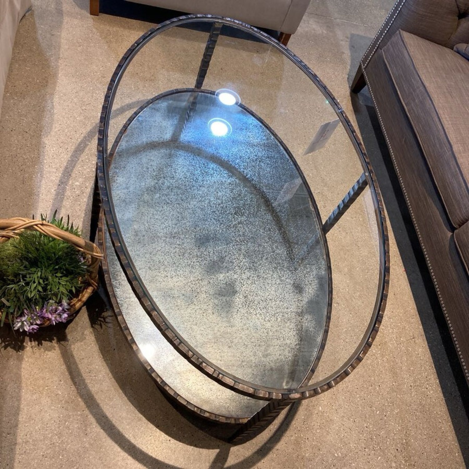 Crate & Barrel Claremont Tiered Coffee Table - image-4