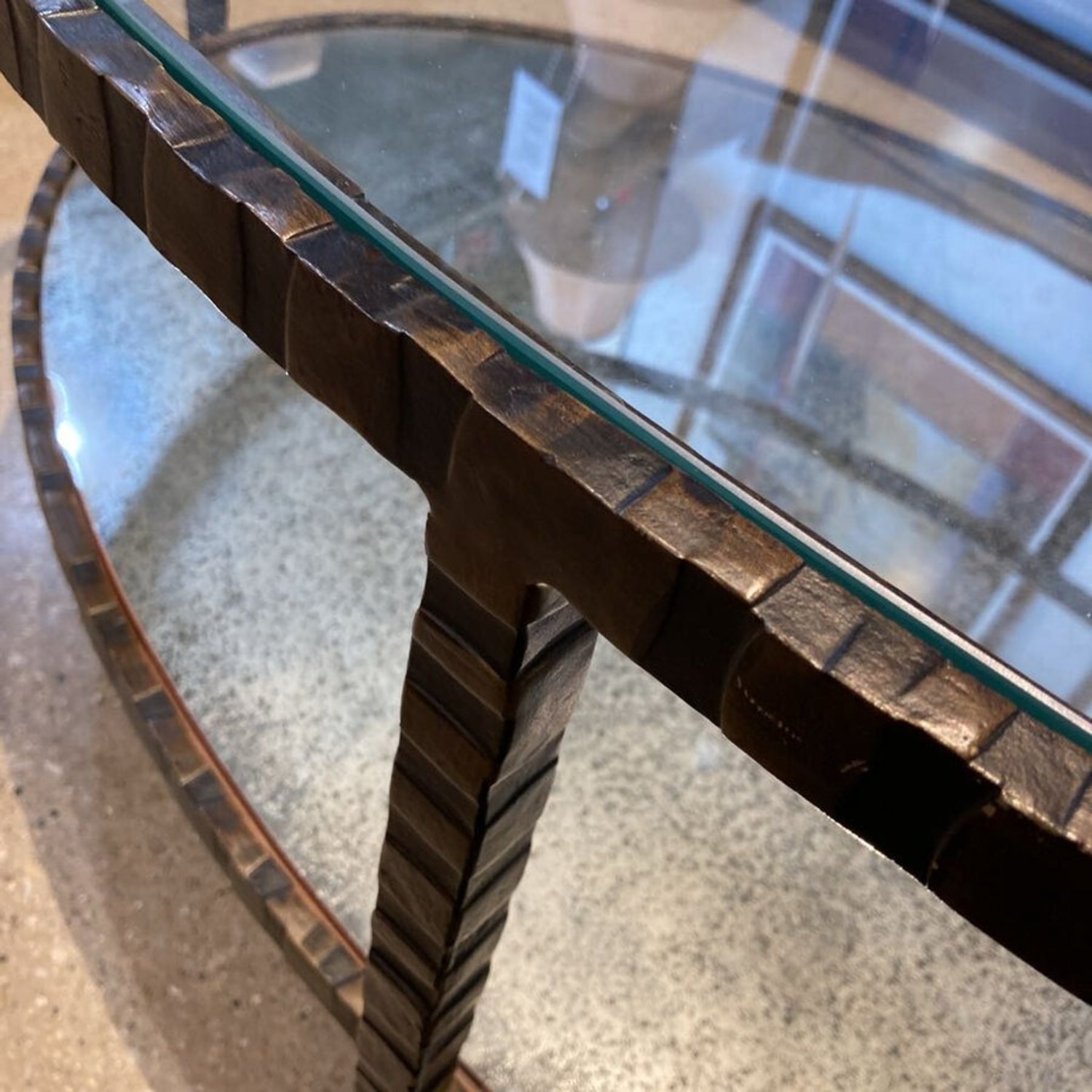Crate & Barrel Claremont Tiered Coffee Table - image-5