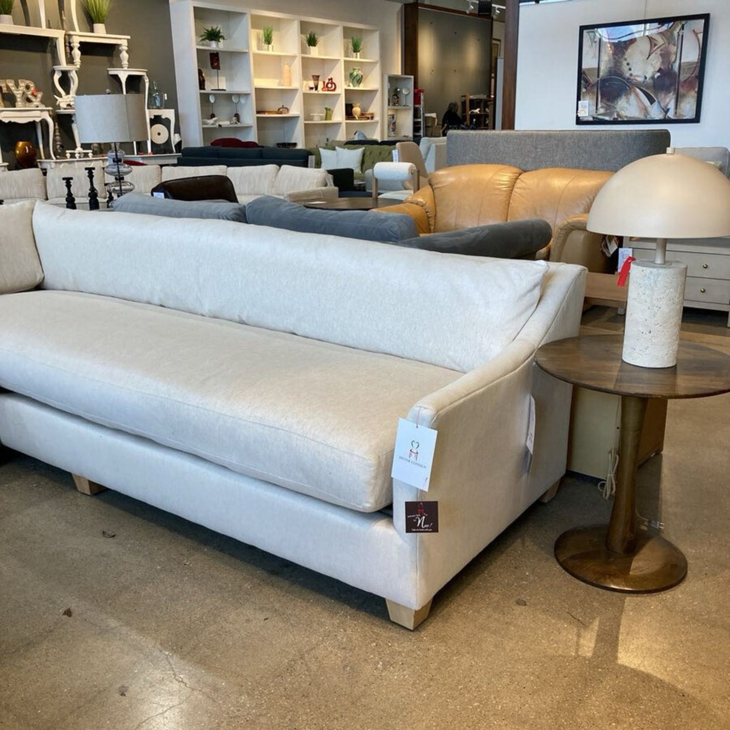 Contemporary Down Filled L-Shape Sectional - image-12