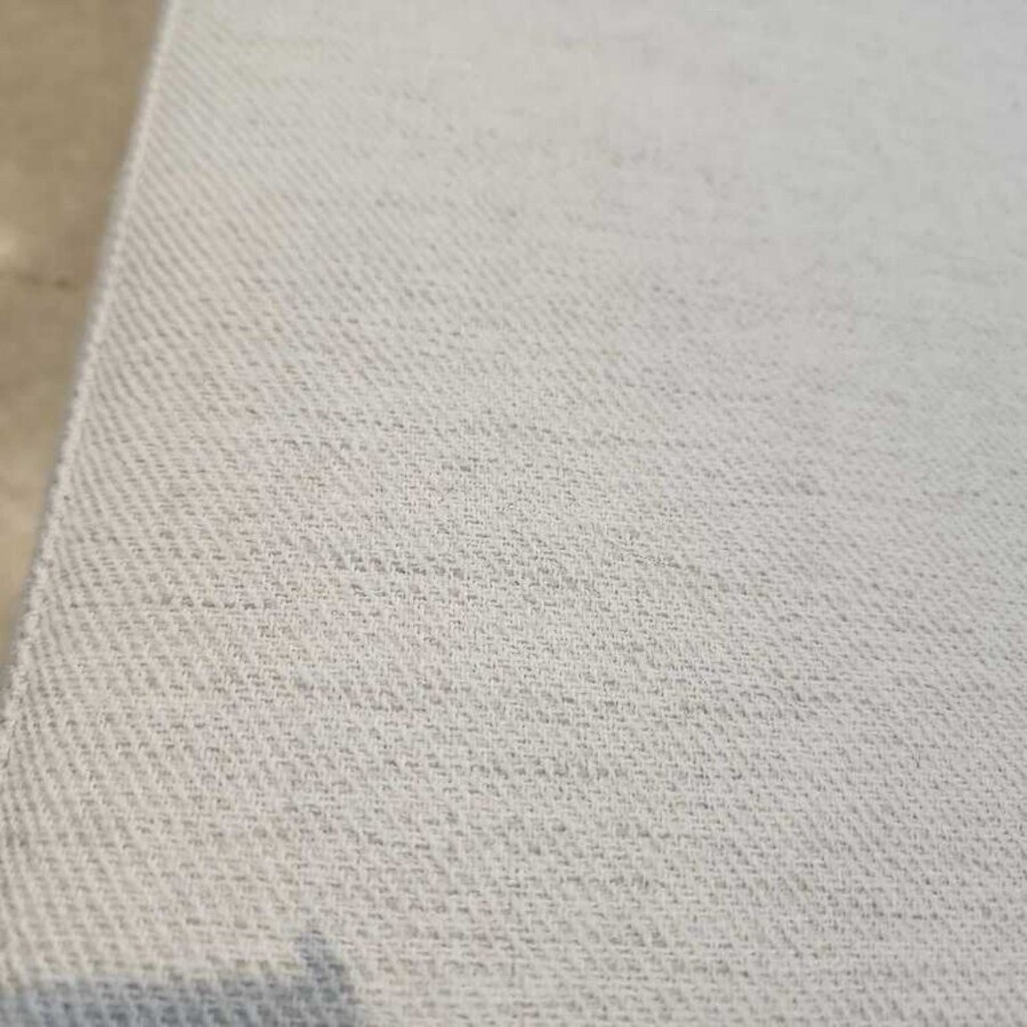 3pc L-Shape Fine Weave Sectional Off White - image-12