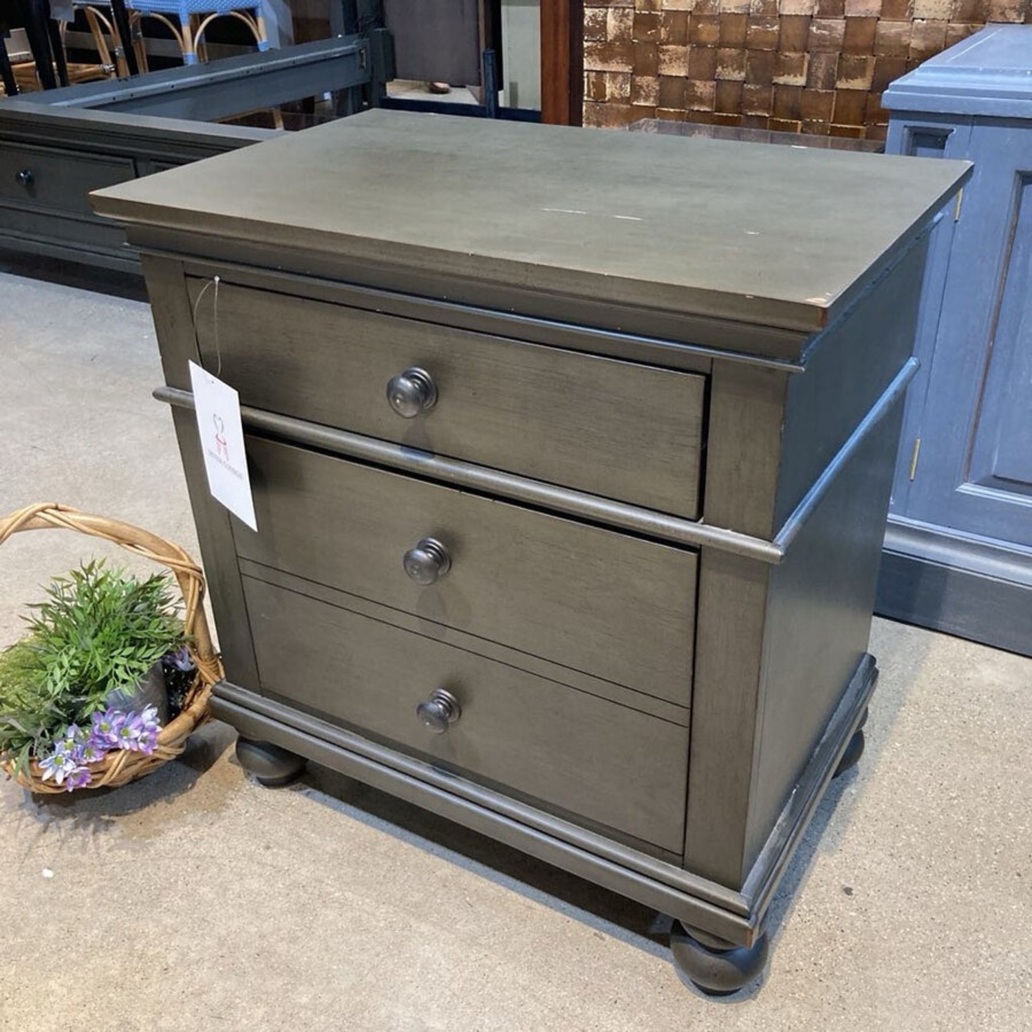 Walter E Smithe 2-Drawer W Outlets Nightstand - image-3