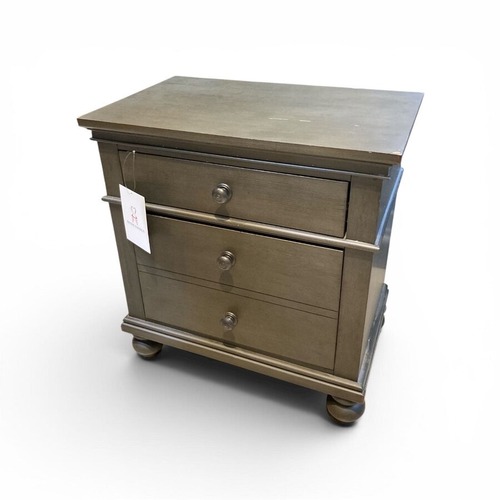 Used Walter E Smithe 2-Drawer W Outlets Nightstand for sale on AptDeco