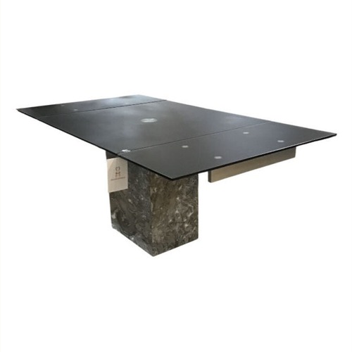 Used Star International Ritz Onyx Dining Table for sale on AptDeco
