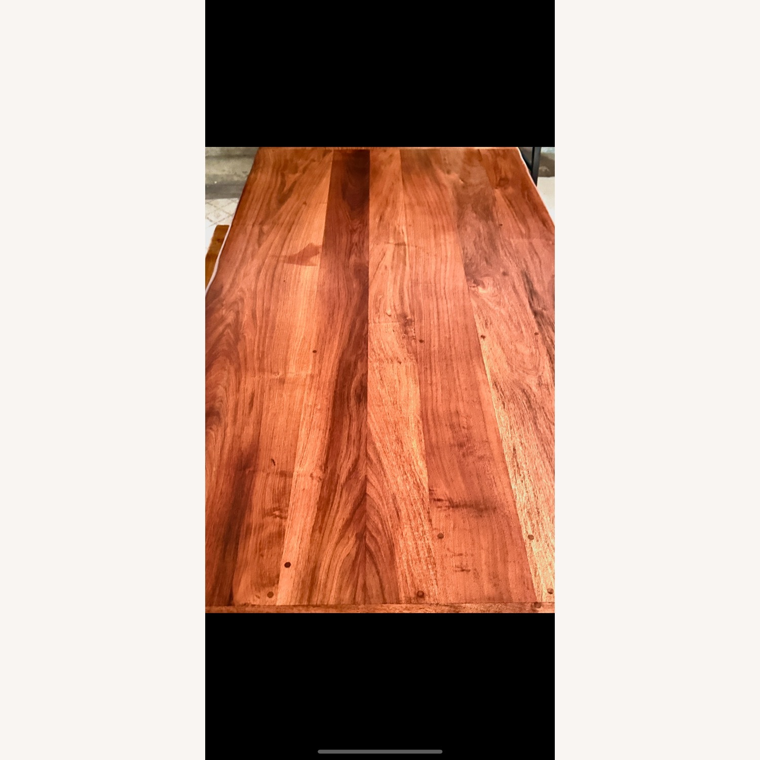 Indian Rosewood Double Trestle Dining Table - image-5
