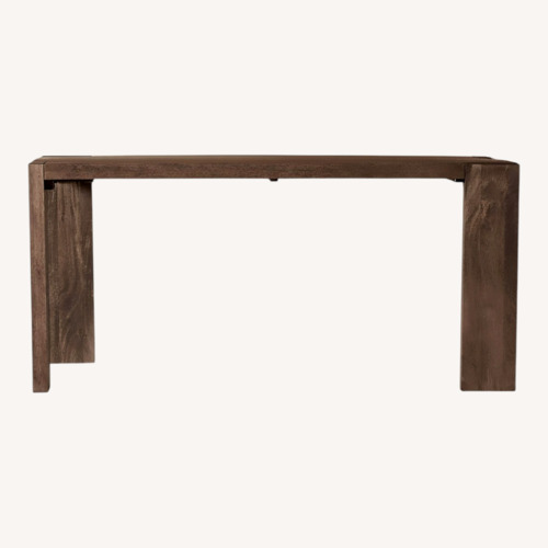 Used CB2 Wood Dining Table Set  for sale on AptDeco