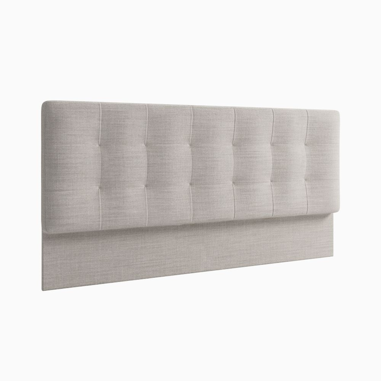 West Elm King Tall Grid Tufted Headboard - image-9