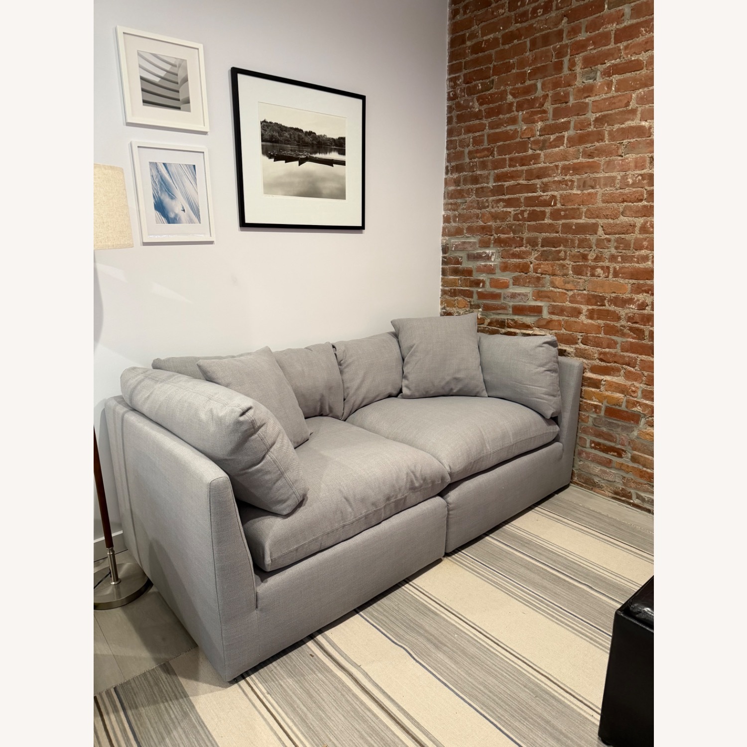 Joss & Main Gray Annabella Sofa - image-2
