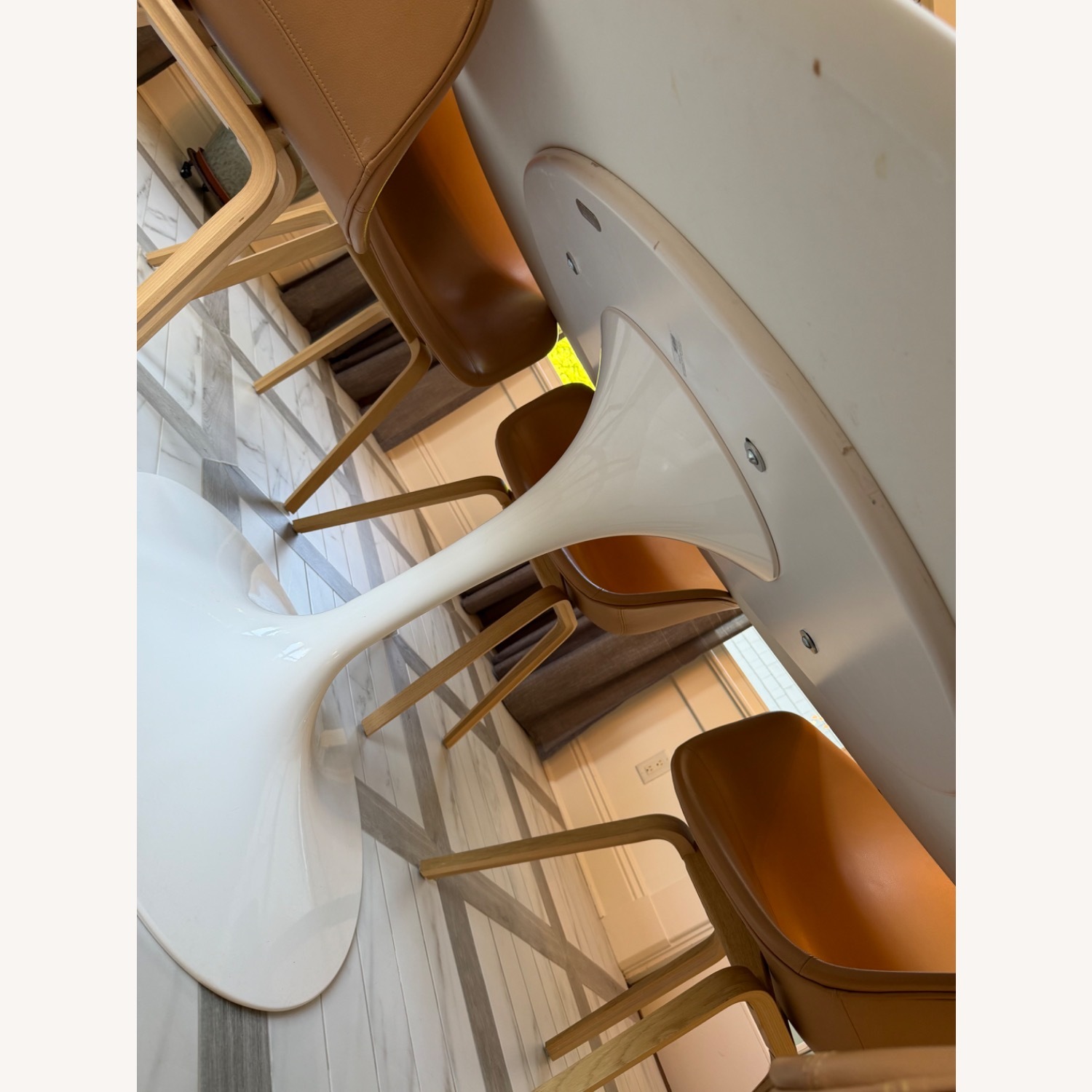 Knoll Saarinen White Dining Table - image-3