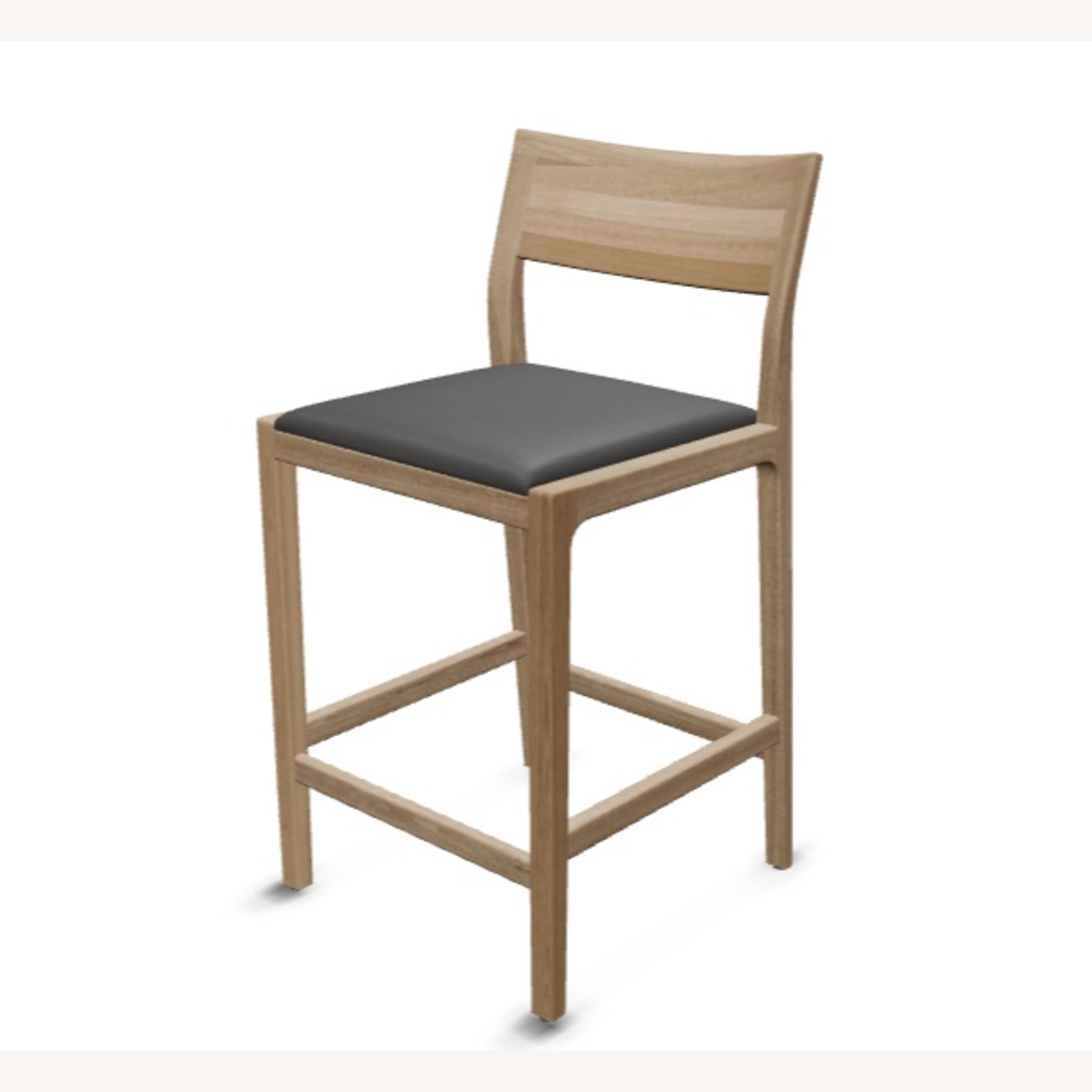 Giulia Light Brown Wood Stools - image-4