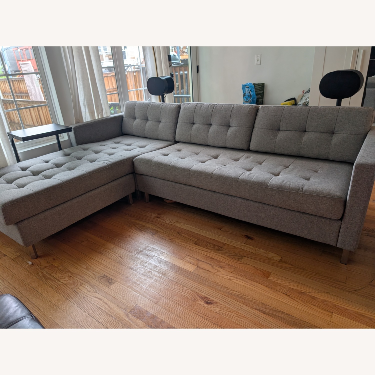 CB2 Ditto Tufted Couch with Chaise - image-2