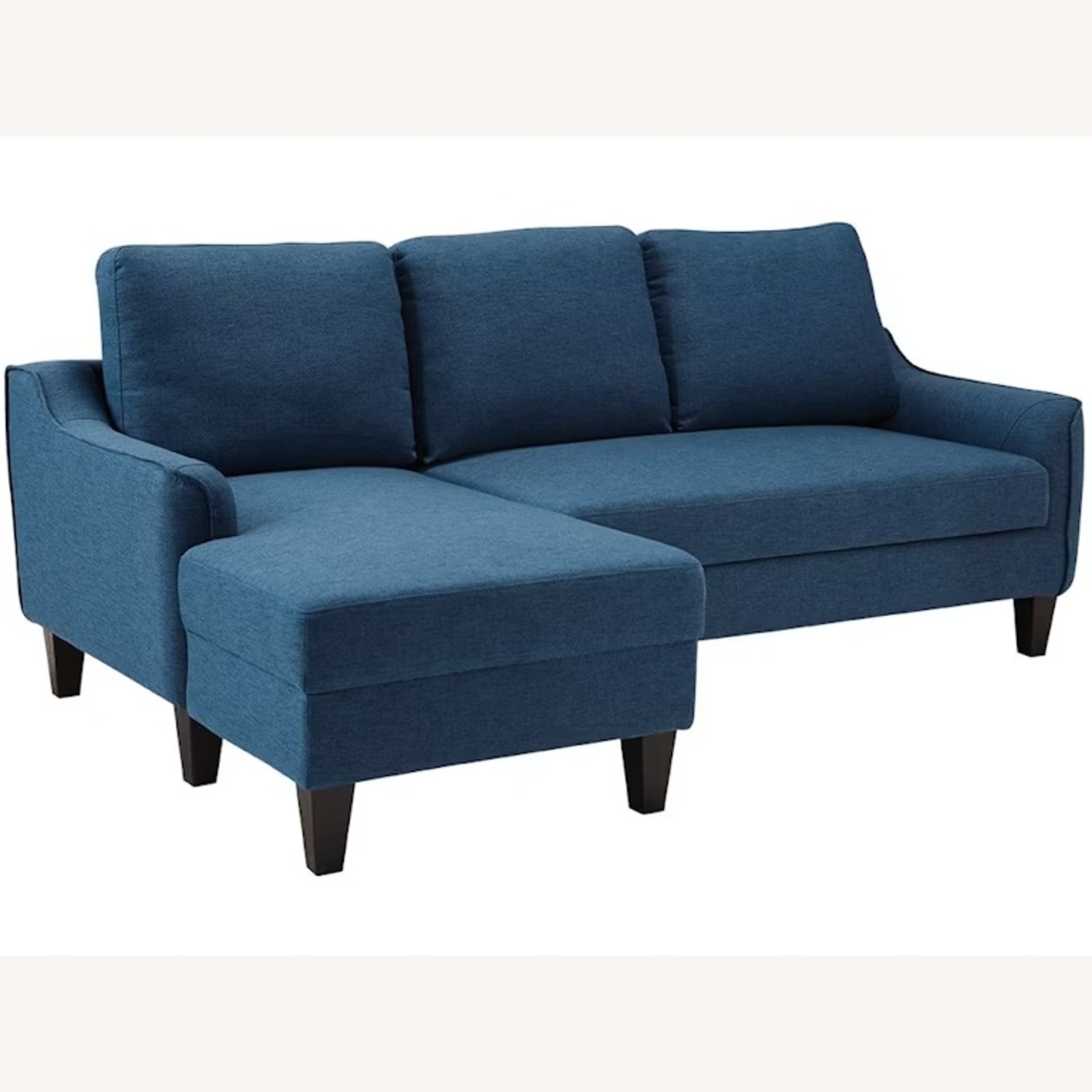 Ashley Furniture Jarreau Blue Fabric Sleeper Sofa Chaise - image-4