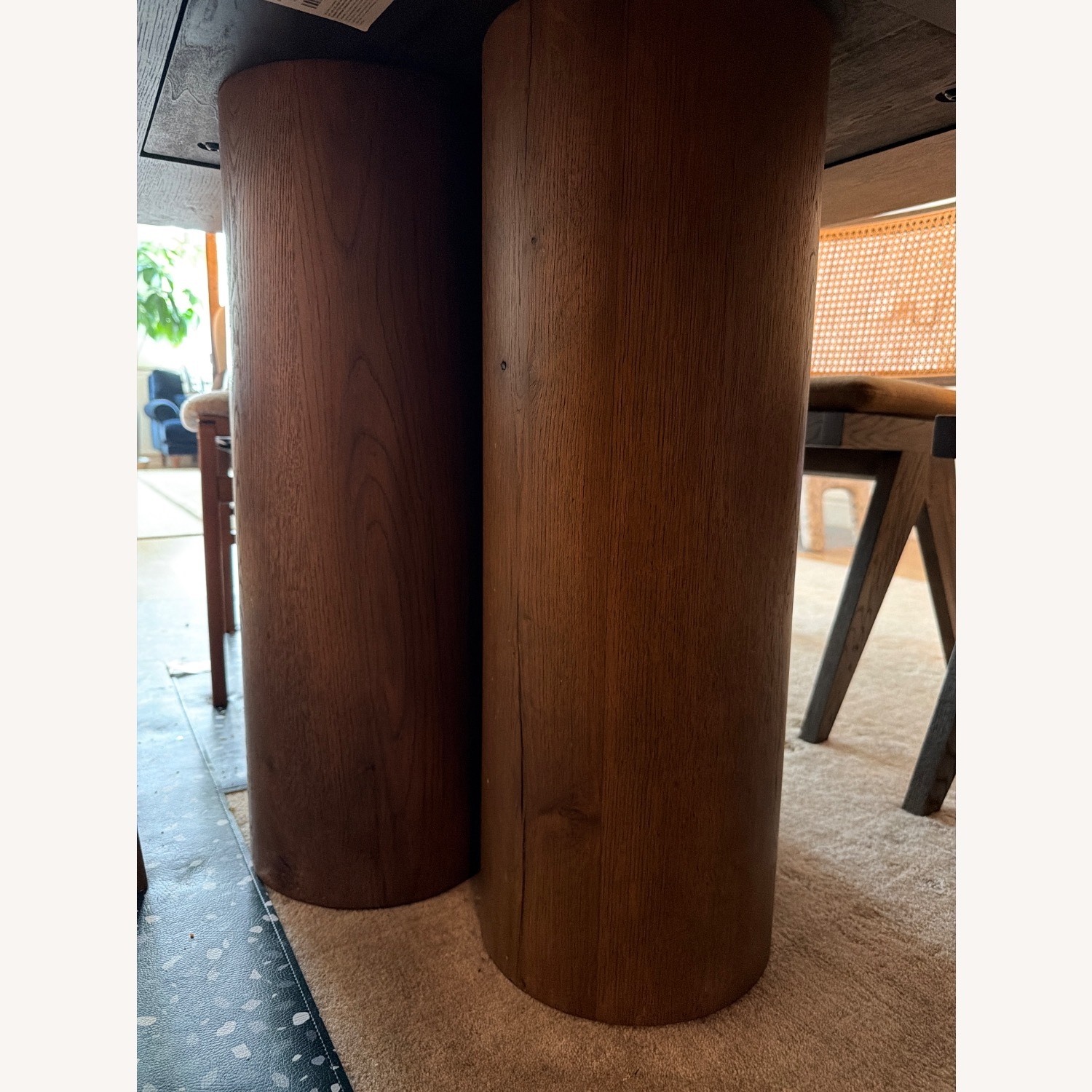 Restoration Hardware Oslo Dark Brown Dining Table - image-5