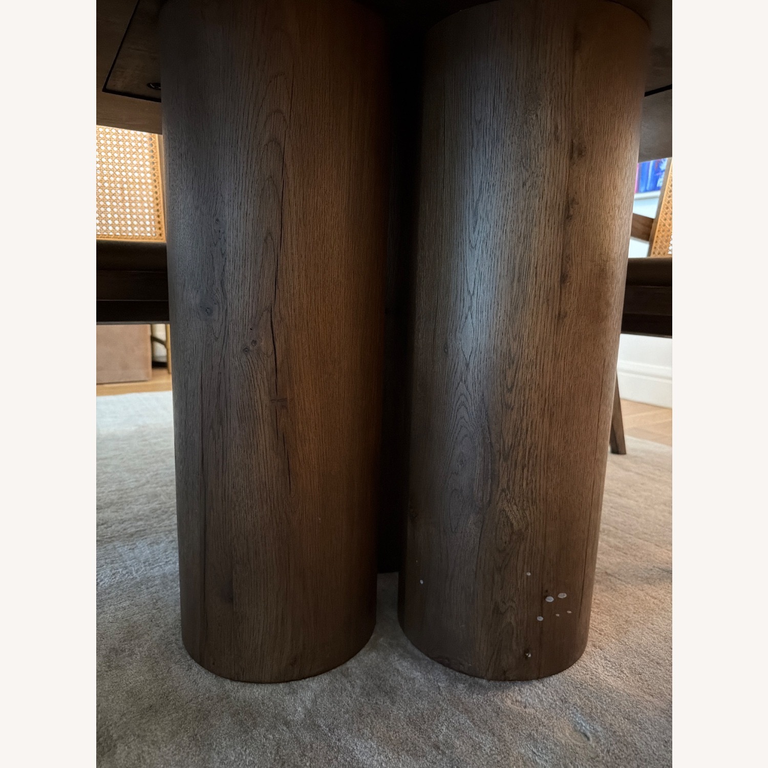 Restoration Hardware Oslo Dark Brown Dining Table - image-4
