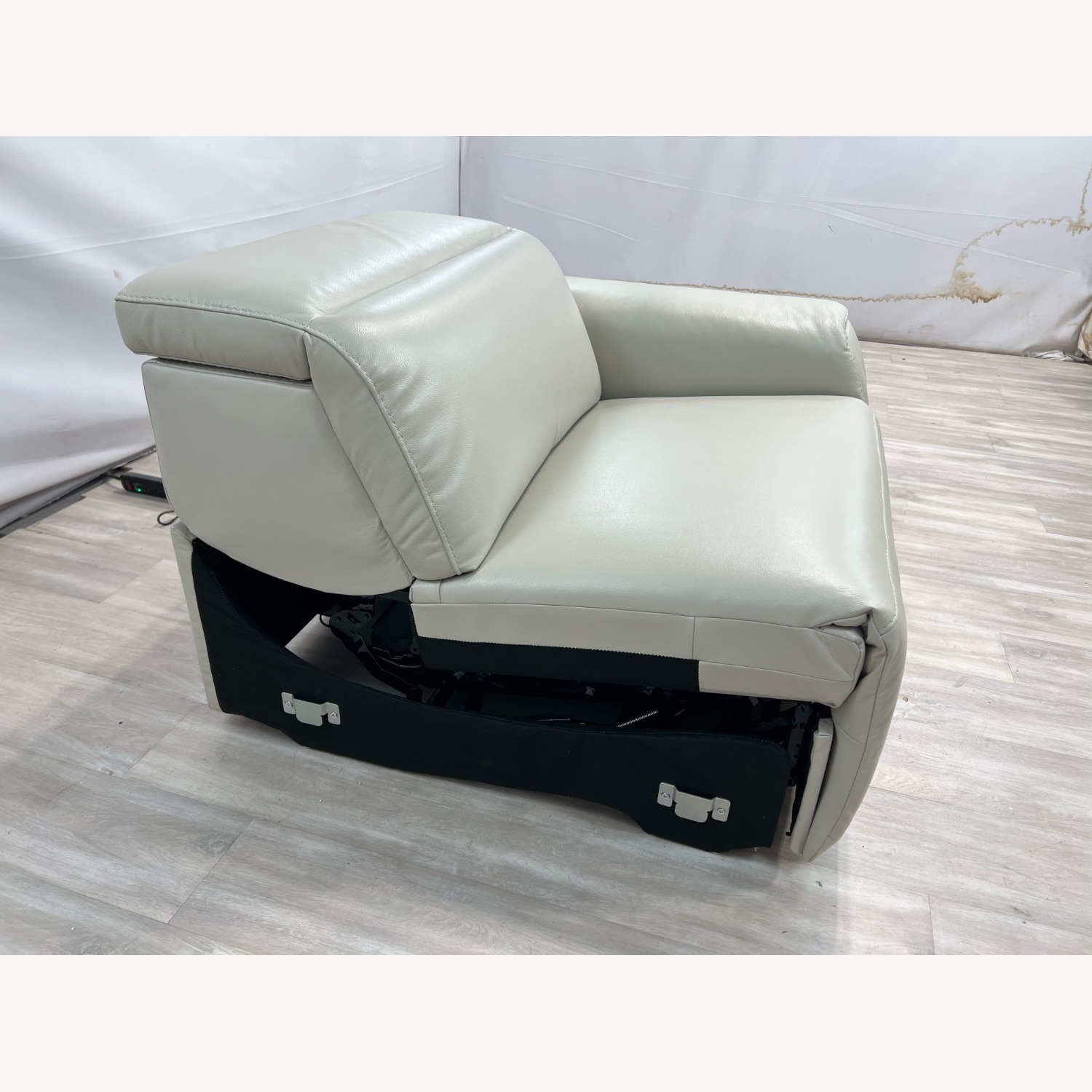 Wade Logan Thea Genuine Leather Reclining Chair - image-5