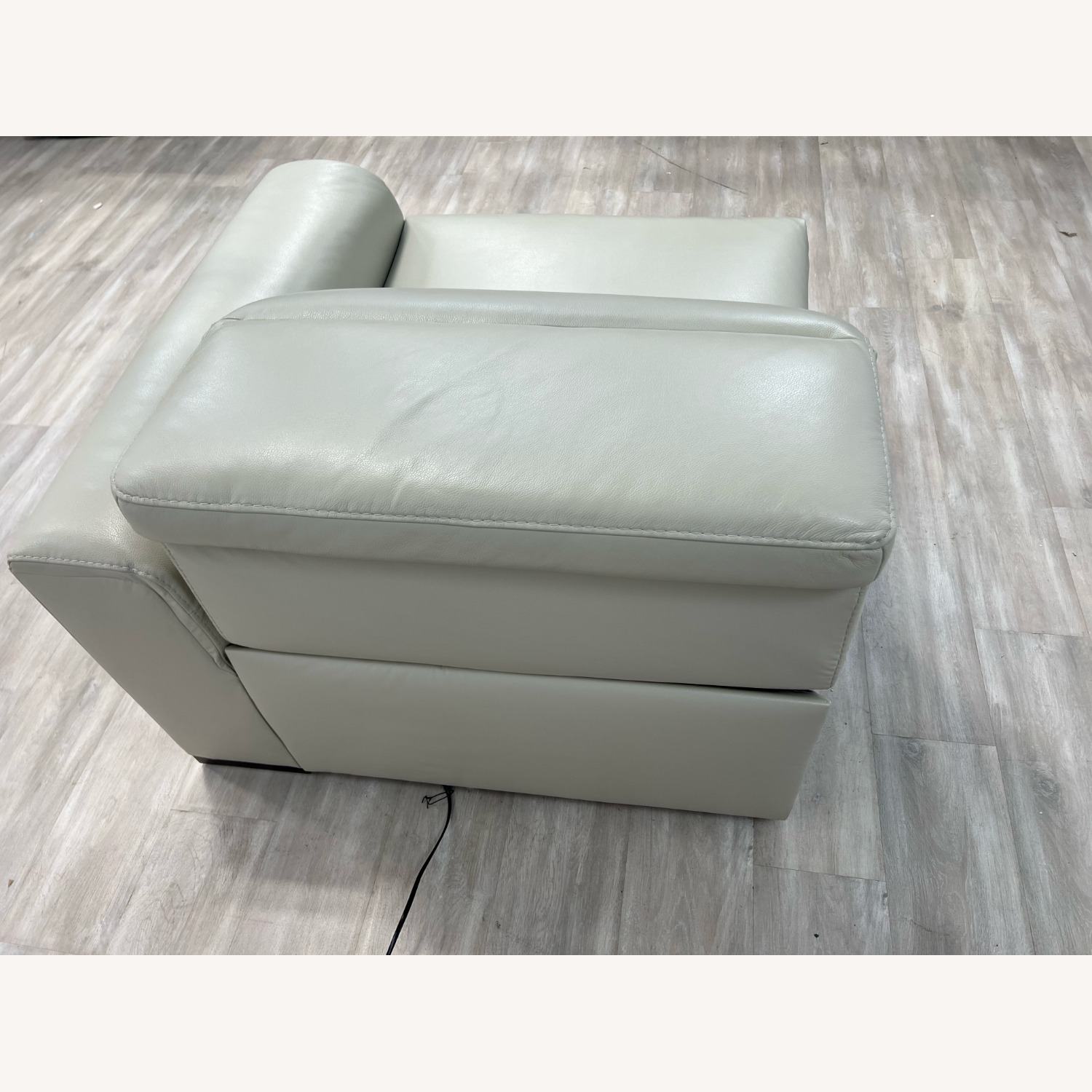 Wade Logan Thea Genuine Leather Reclining Chair - image-6