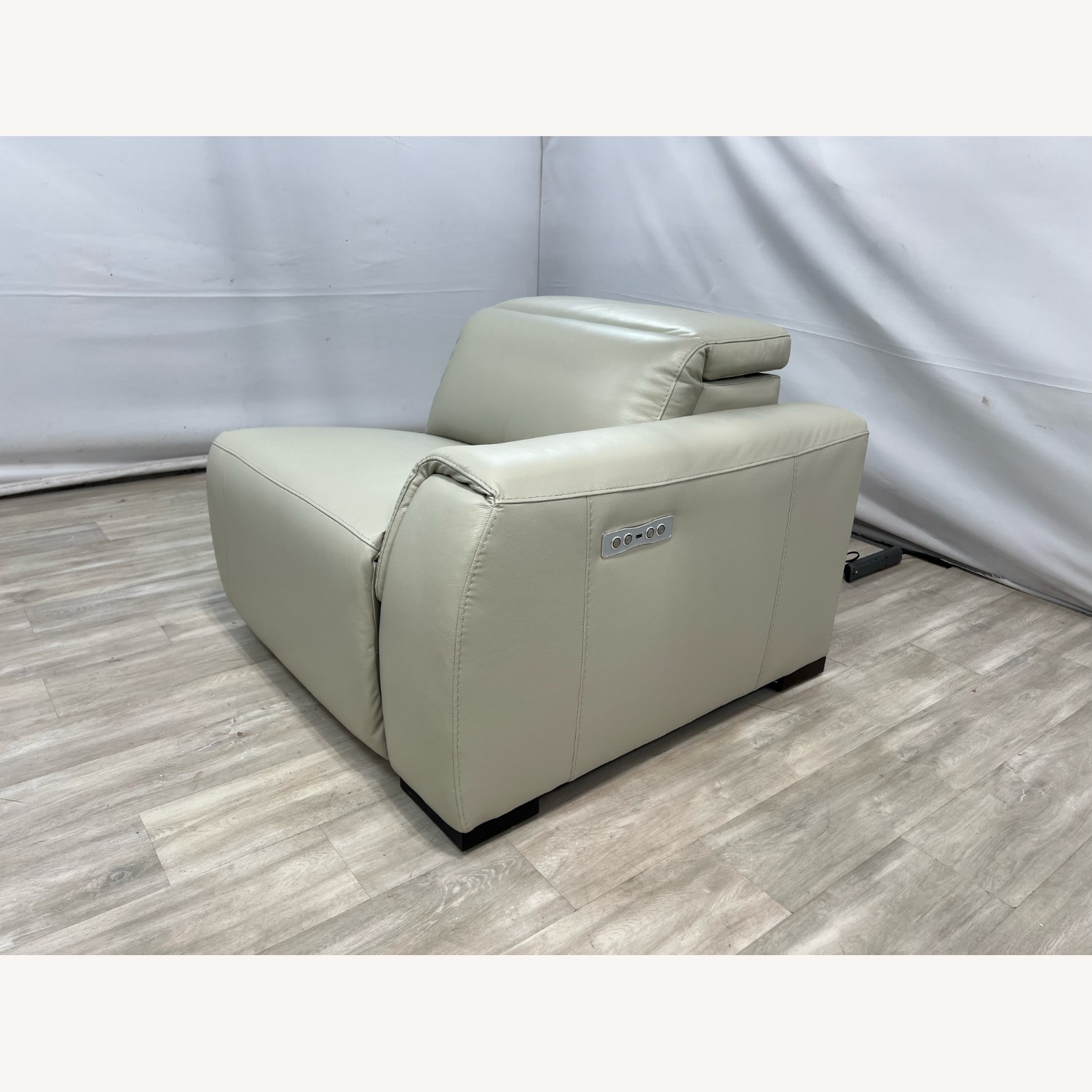 Wade Logan Thea Genuine Leather Reclining Chair - image-3