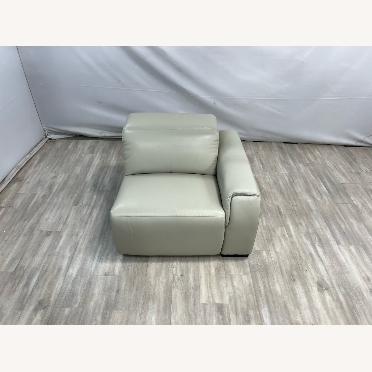 Wade Logan Thea Genuine Leather Reclining Chair - image-1