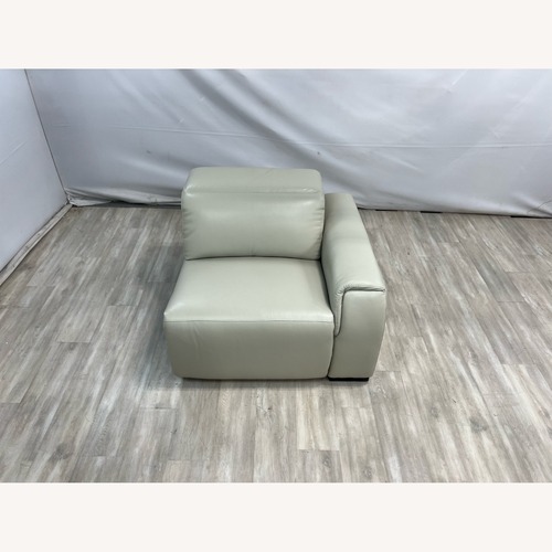 Used Wade Logan Thea Genuine Leather Reclining Chair for sale on AptDeco
