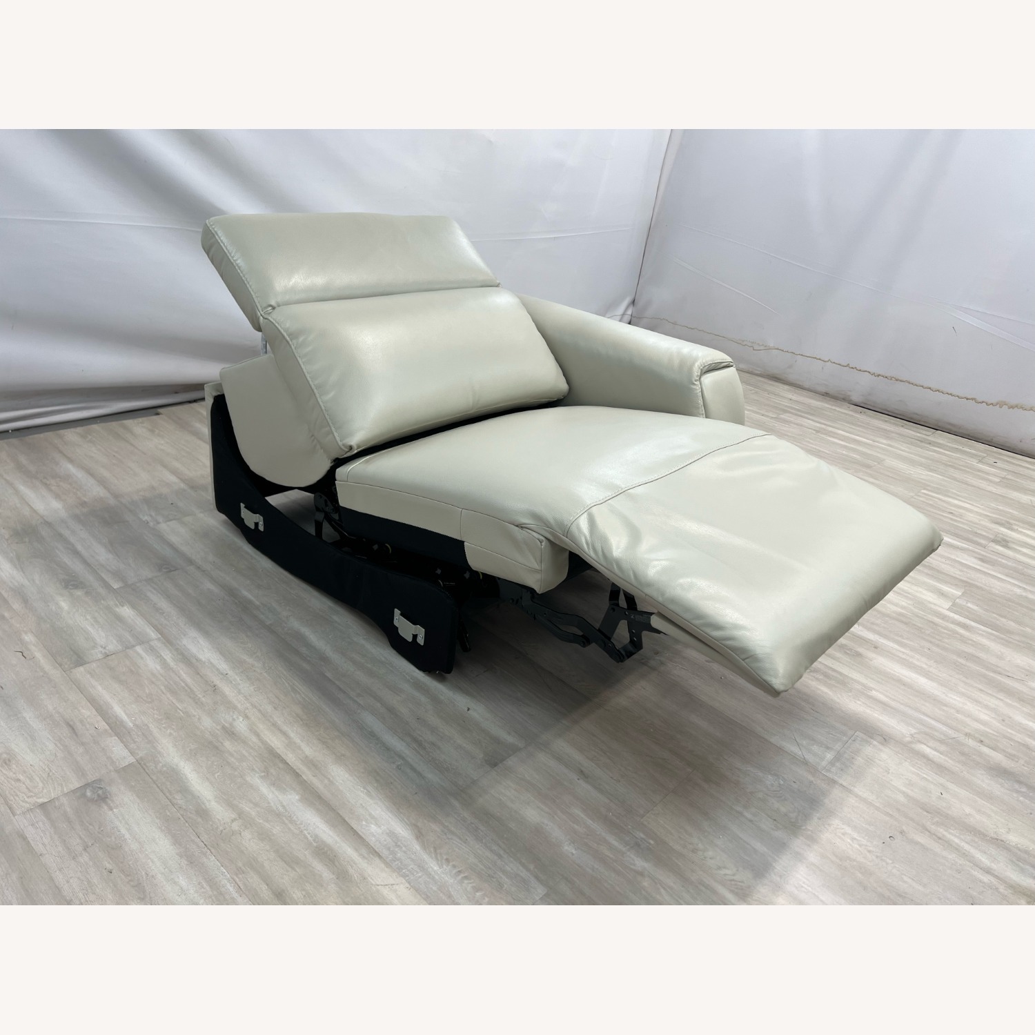 Wade Logan Thea Genuine Leather Reclining Chair - image-9