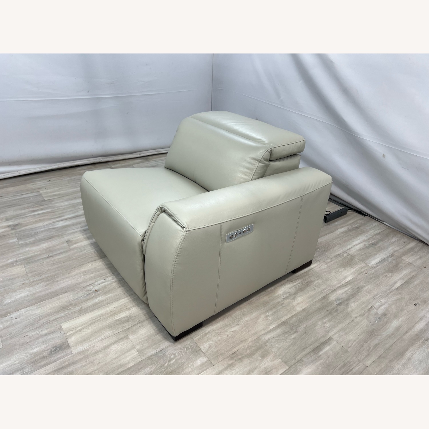 Wade Logan Thea Genuine Leather Reclining Chair - image-2